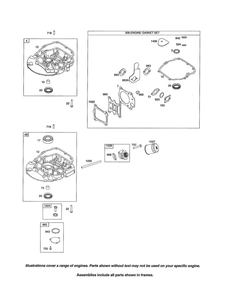 Sump-Engine Diagram and Parts List for 121S00 0005-2415 Briggs and Stratton Engine